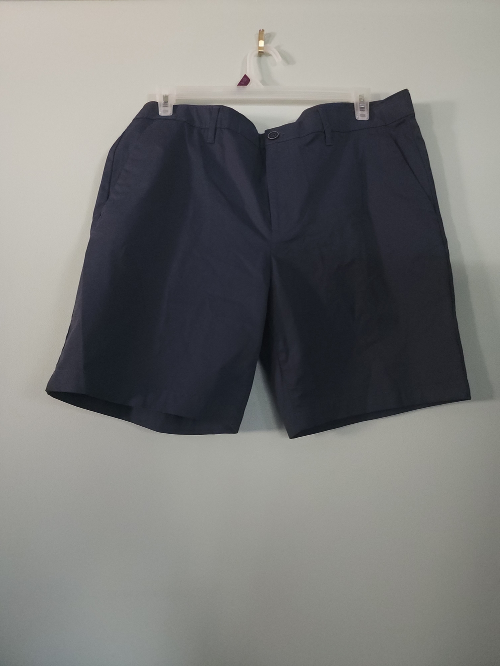English Laundry Dark Navy Flat-Front Men's Shorts